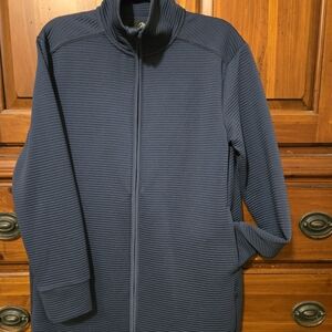 MPG Womans Ribbed Full-Zip Jacket, Size M.